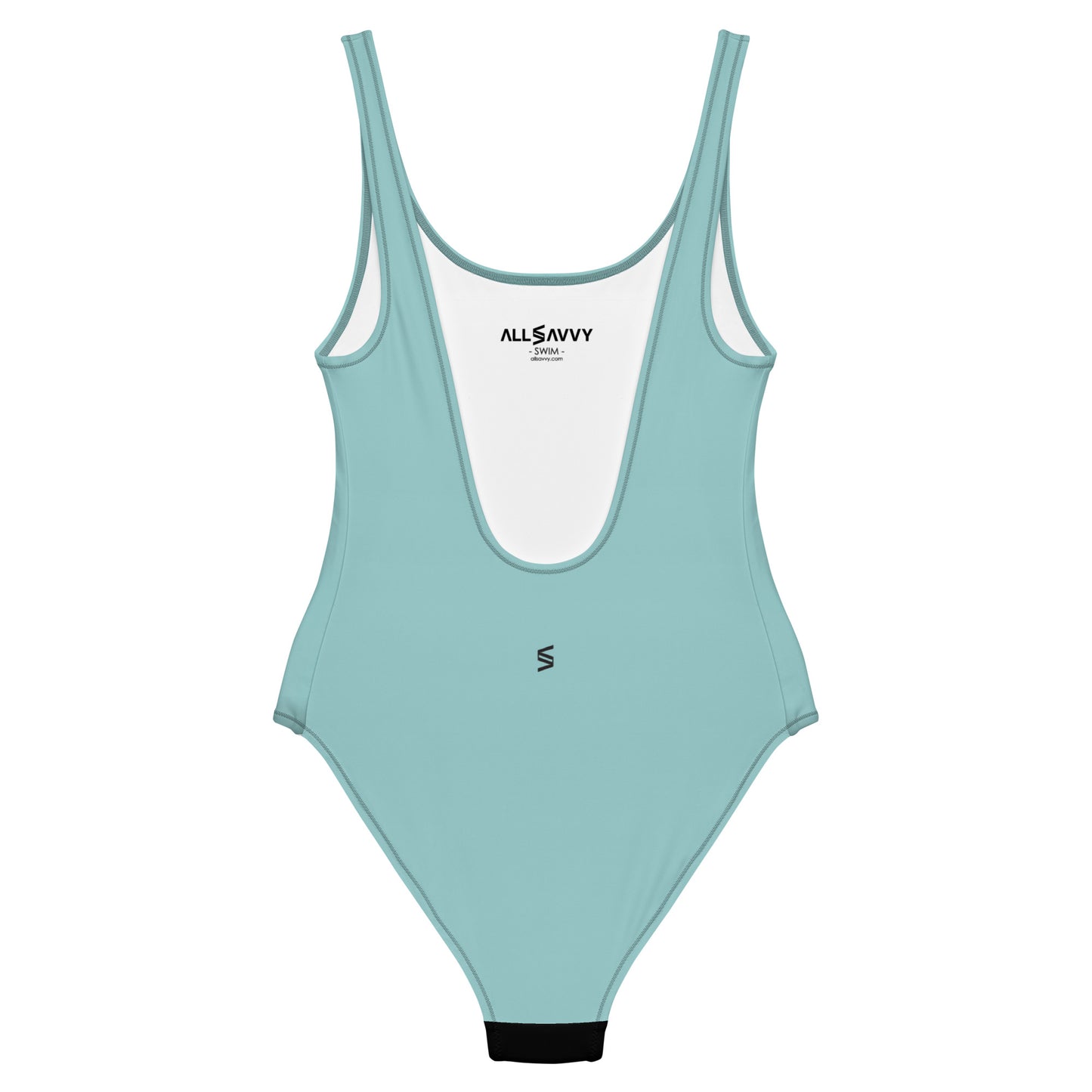 Shiba Inu Puppy Women's One-Piece Swimsuit (Pastel Teal)