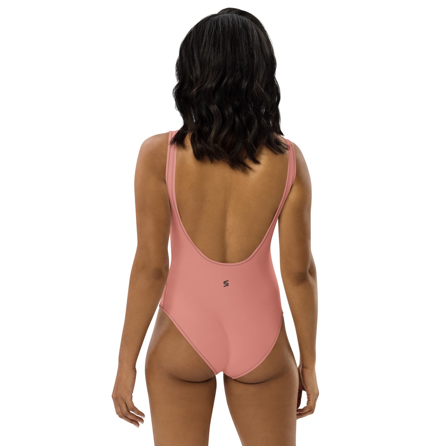 Siberian Husky Puppy One-Piece Swimsuit (Petite Orchid)