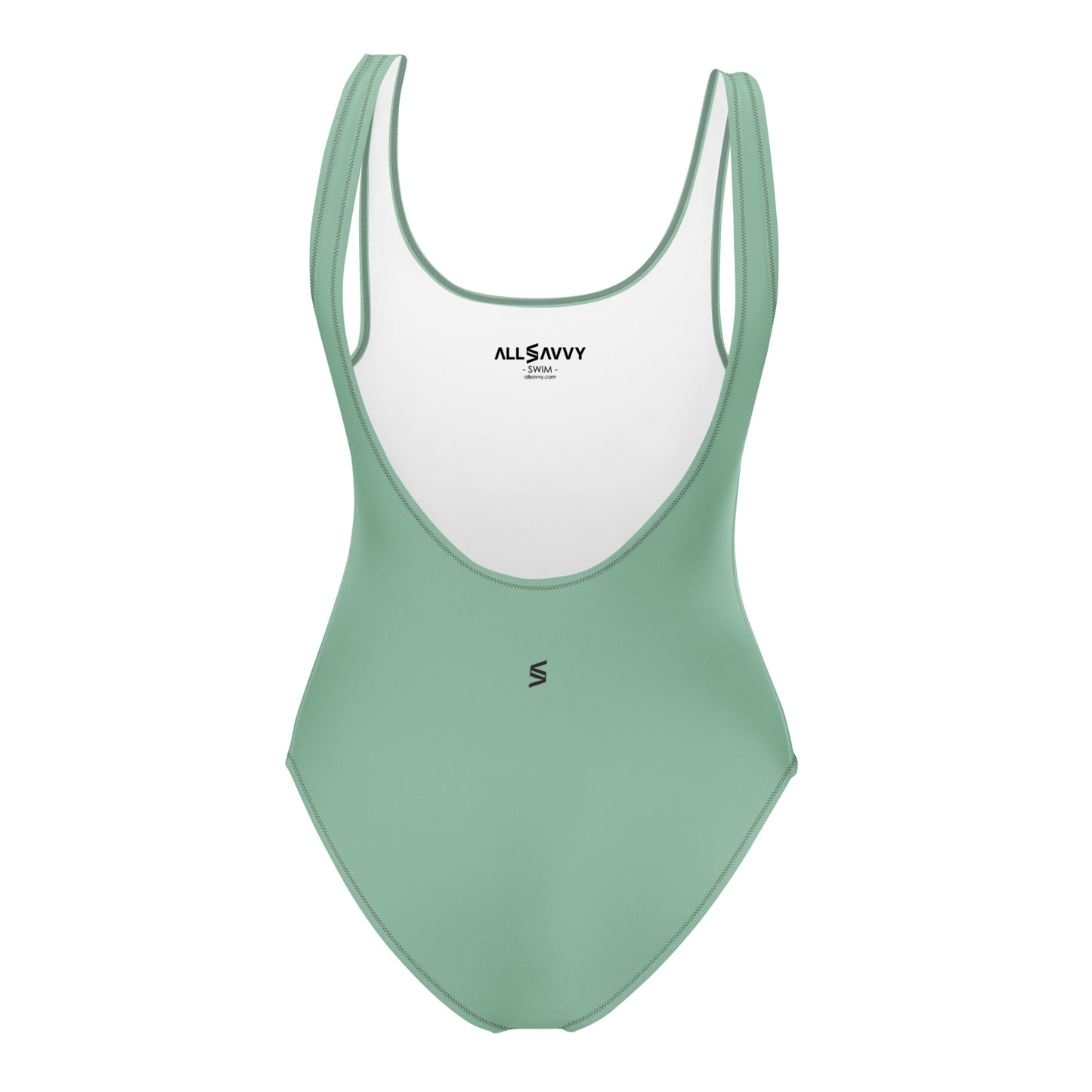 Belgian Malinois Puppy Women's One-Piece Swimsuit (Minty Pistachio)