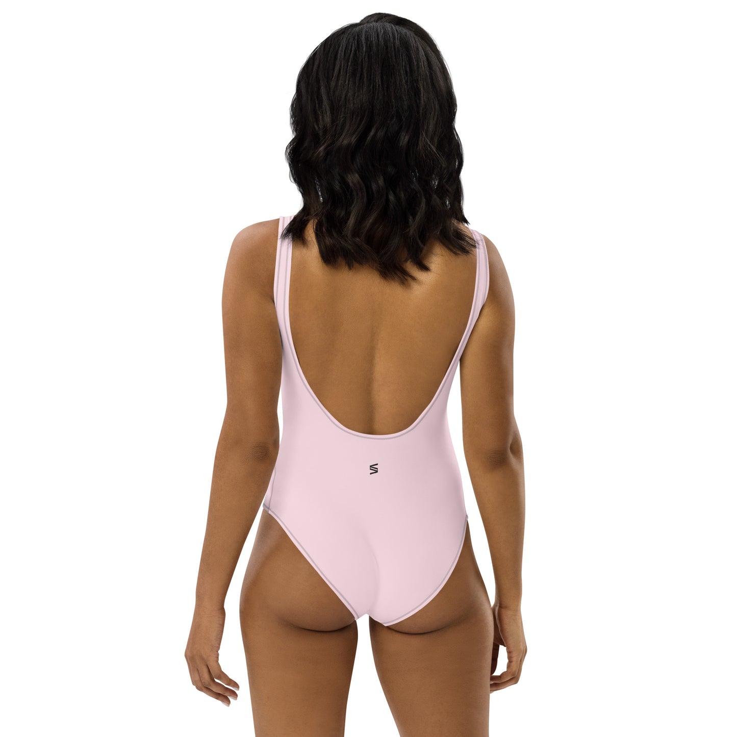 Dachshund Puppy Women's One-Piece Swimsuit (Misty Rose)