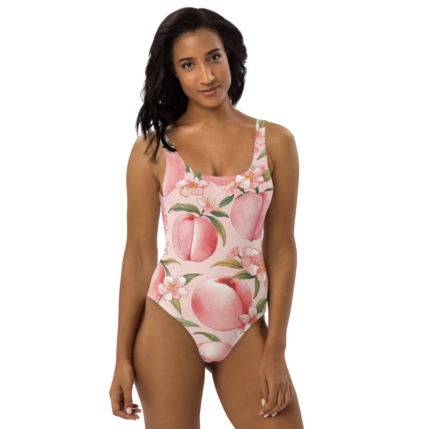 Peach Blossoms Women's One-Piece Swimsuit