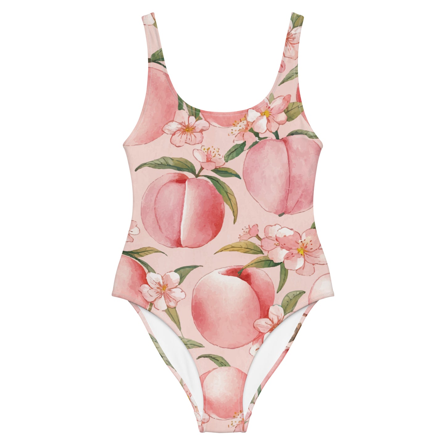 Peach Blossoms Women's One-Piece Swimsuit