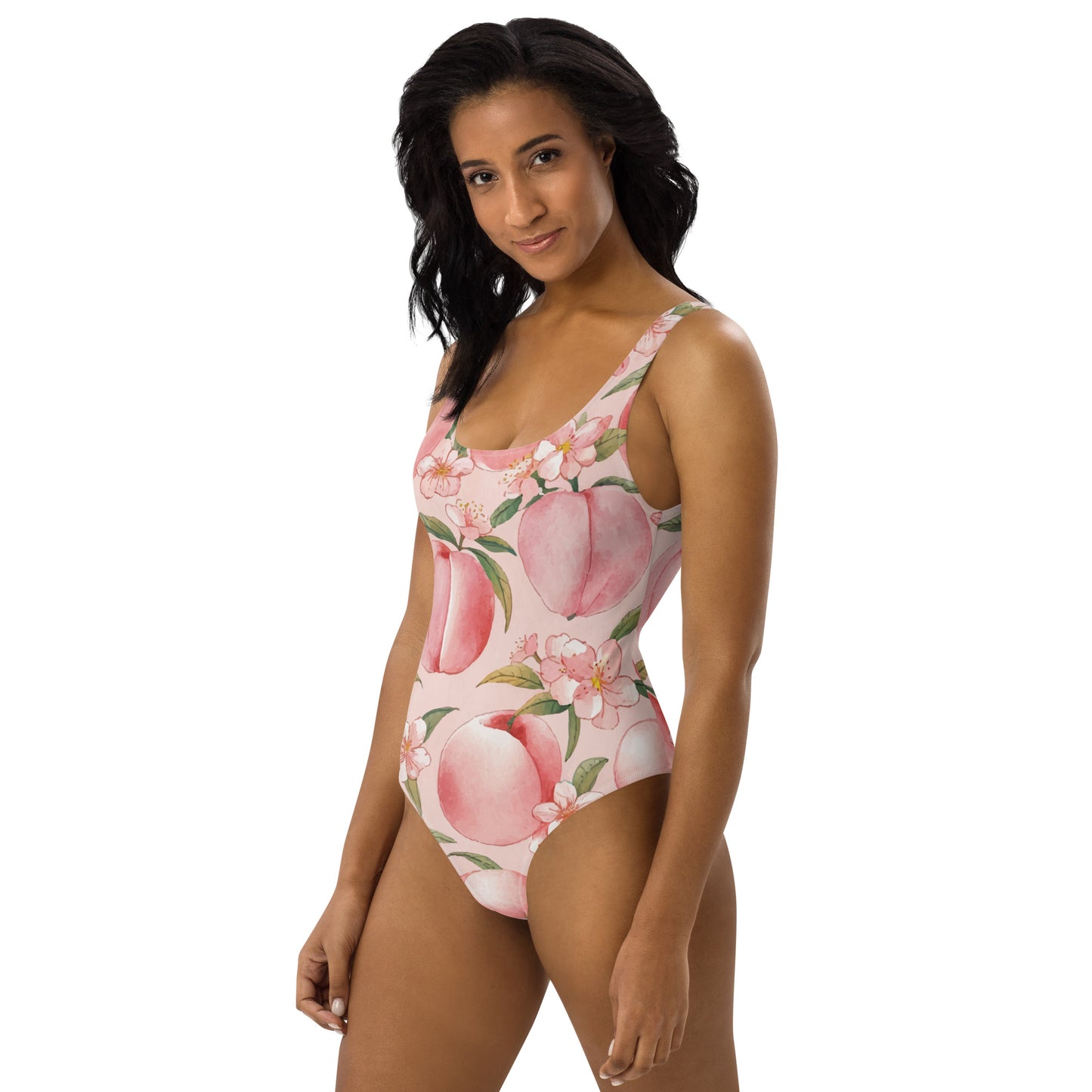 Peach Blossoms Women's One-Piece Swimsuit