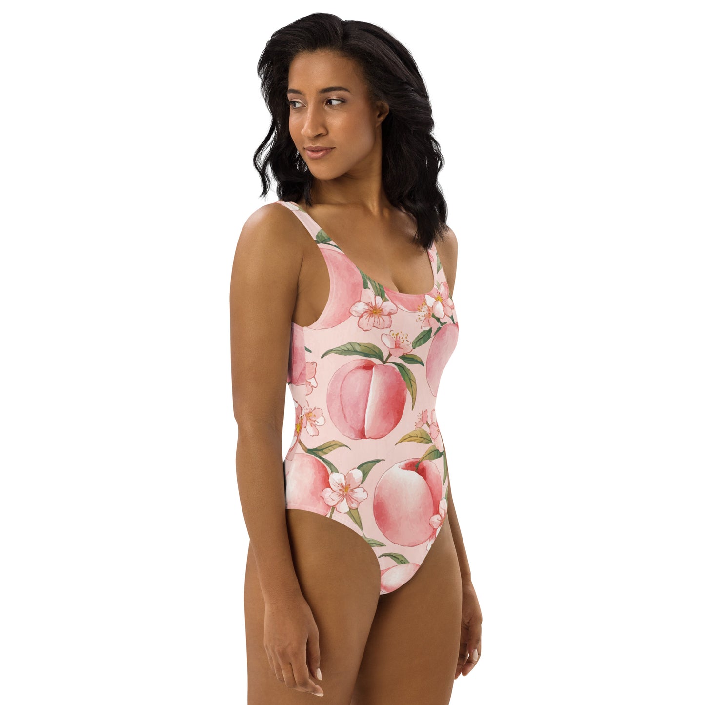 Peach Blossoms Women's One-Piece Swimsuit