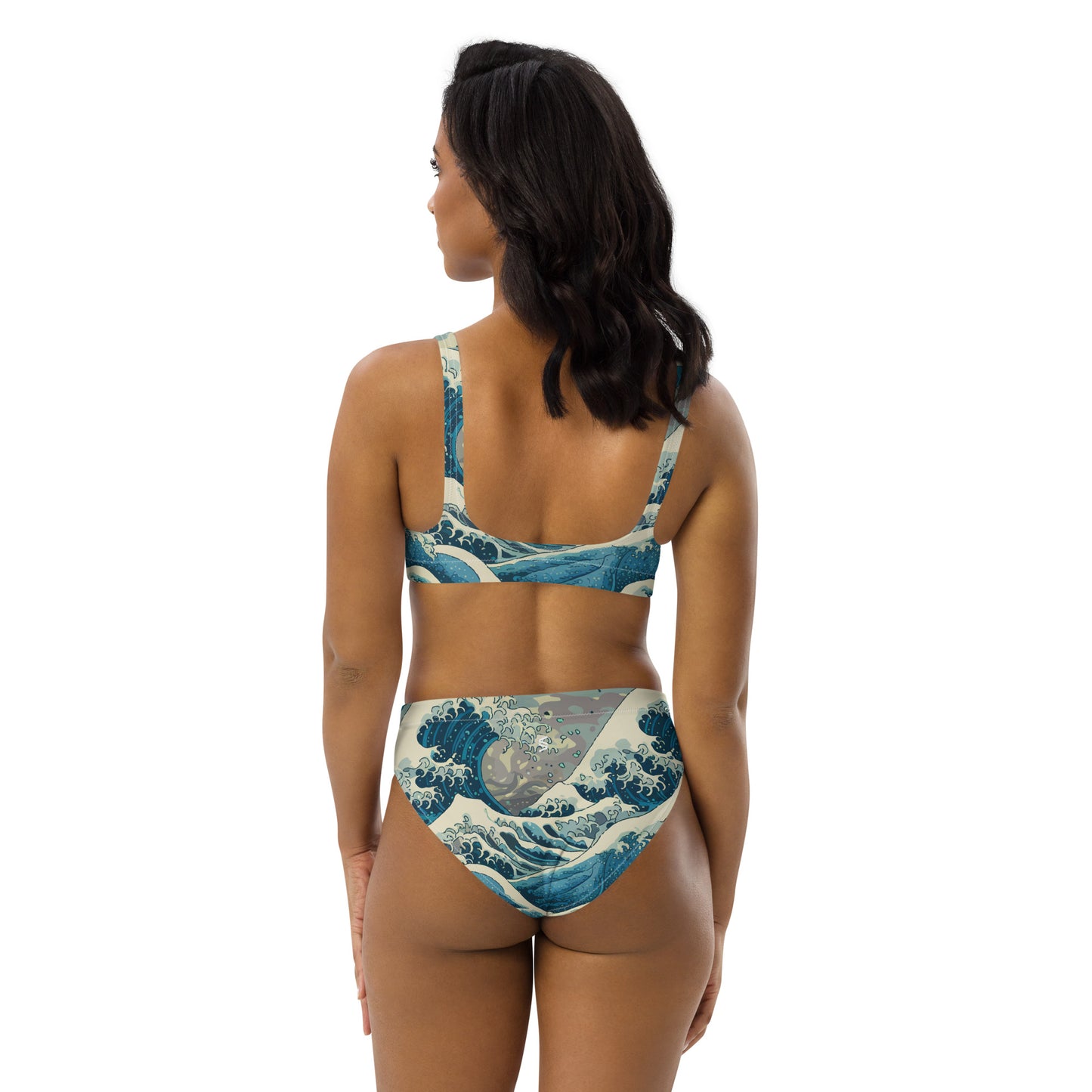 Japanese Waves Women's Eco High-Waisted Bikini