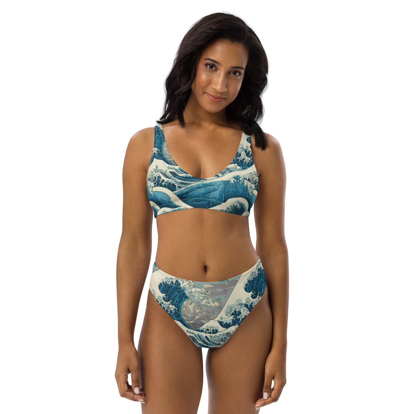 Japanese Waves Women's Eco High-Waisted Bikini