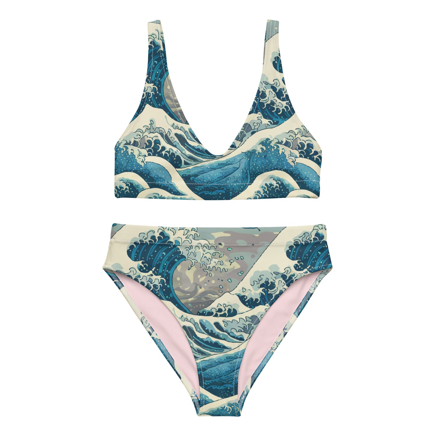 Japanese Waves Women's Eco High-Waisted Bikini