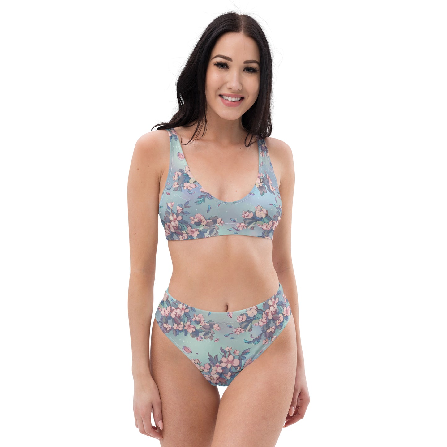 Electric Sakura Women's Eco High-Waisted Bikini
