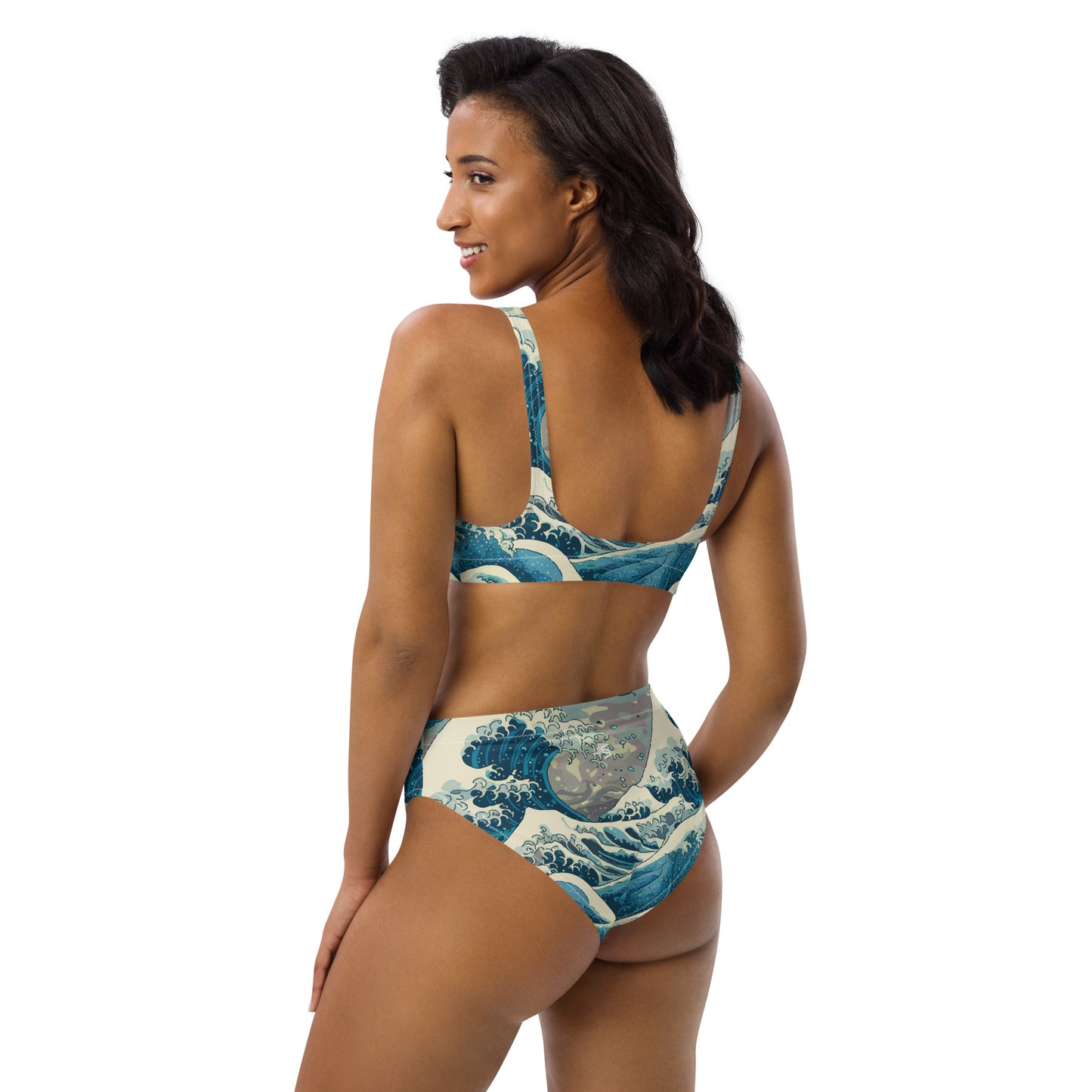 Japanese Waves Women's Eco High-Waisted Bikini