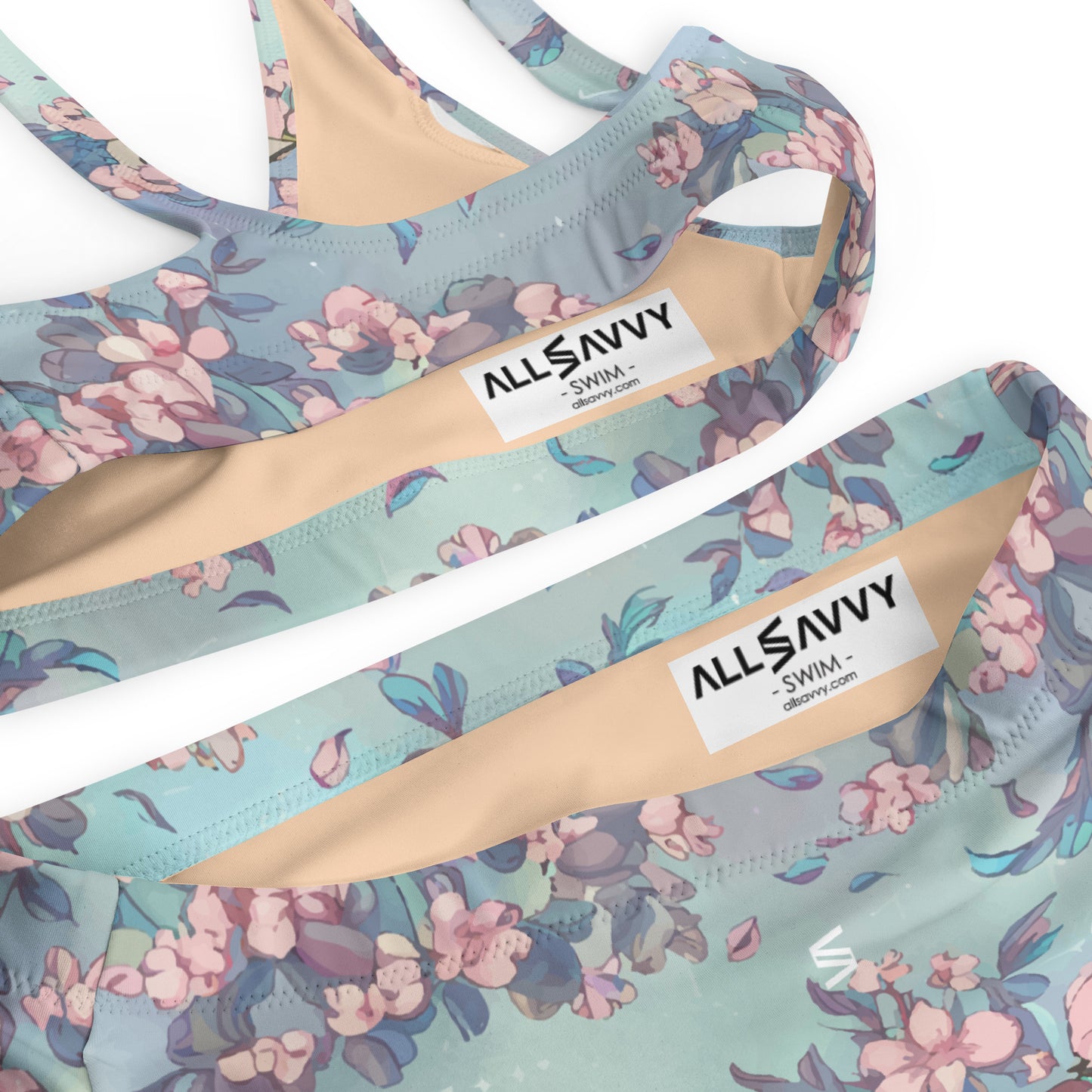 Electric Sakura Women's Eco High-Waisted Bikini