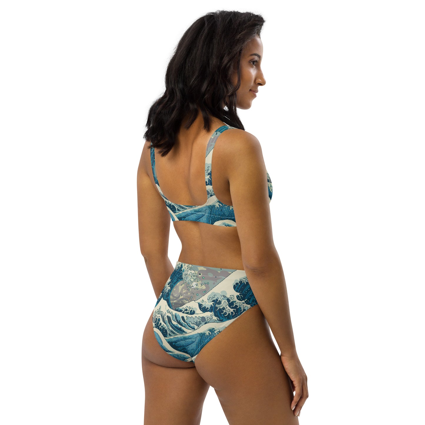 Japanese Waves Women's Eco High-Waisted Bikini