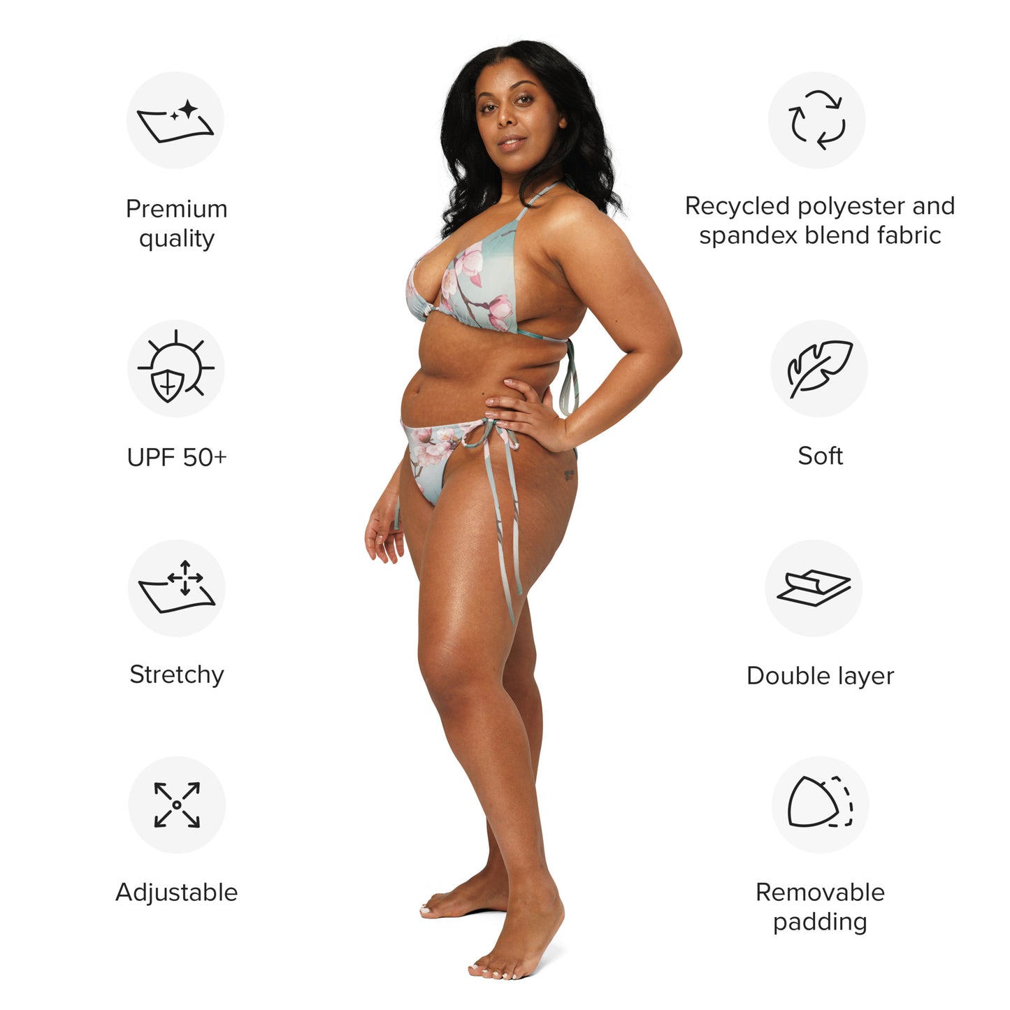 Silken Sakura Women's Eco String Bikini